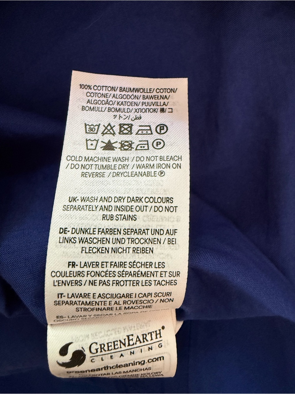Boden Blue and White Floral Tie-Waist Casual Dress Size 6Long - Picture 14 of 14